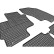 Rubber mats suitable for Mitsubishi Outlander 2012- incl. PHEV (4-piece + mounting system), Thumbnail 3