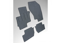 Rubber mats suitable for Mitsubishi Outlander 2012- incl. PHEV (4-piece with mounting points)