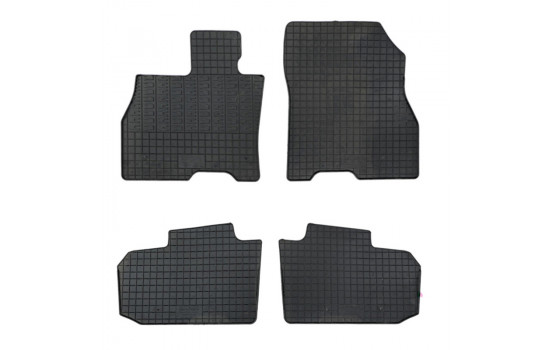 Rubber mats suitable for Nissan Leaf (ZE0) 2010-2017 (4-piece + mounting system)