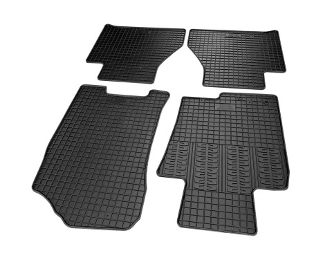 Rubber mats suitable for Nissan Navara 2016- (4-piece + mounting system), Image 2