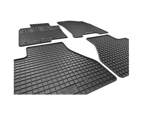 Rubber mats suitable for Nissan Navara 2016- (4-piece + mounting system), Image 4