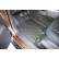 Rubber mats suitable for Nissan Navara Double Cab / Renault Alaskan Double Cab 2016-2022, Thumbnail 3