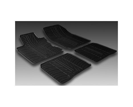 Rubber mats suitable for Nissan Note 2006-2012 (T-Design 4-piece), Image 2