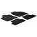 Rubber mats suitable for Nissan Qashqai 2007-2013 (T-Design 4-piece)