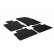 Rubber mats suitable for Nissan Qashqai 2014- (T-Design 4-piece + mounting clips)