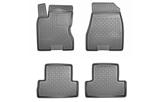 Rubber mats suitable for Nissan X-Trail II (T31) 2007-2014