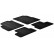 Rubber mats suitable for Opel Adam 2013- (T-Design 4-piece)