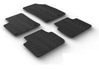 Rubber mats suitable for Opel Crossland X 6/2017- (T-Design 4-piece)