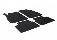 Rubber mats suitable for Opel Insignia 2013- (T-Design 4-piece + mounting clips)