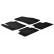 Rubber mats suitable for Opel Meriva B 2010- (T-Design 4-piece + mounting clips)