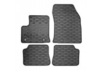 Rubber mats suitable for Opel Mokka-e 2020- (4-piece + mounting system)