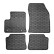 Rubber mats suitable for Opel Mokka-e 2020- (4-piece + mounting system)