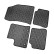 Rubber mats suitable for Opel Mokka-e 2020- (4-piece with mounting points), Thumbnail 2