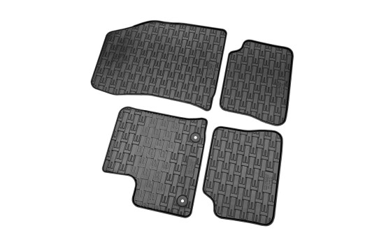 Rubber mats suitable for Opel Mokka-e 2020- (4-piece with mounting points), Image 2