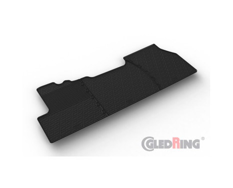 Rubber mats suitable for Opel Movano 2022- (G profile 3-piece)