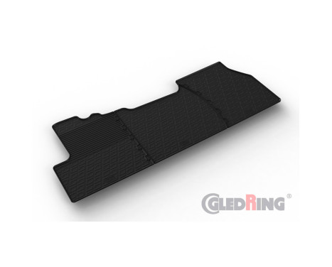 Rubber mats suitable for Opel Movano 2022- (G profile 3-piece), Image 2