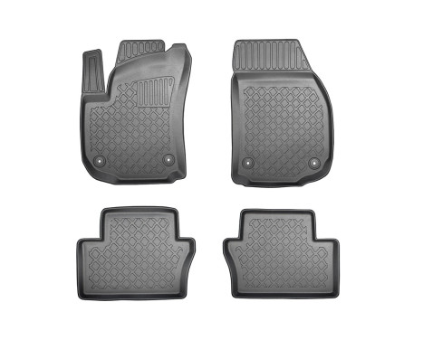 Rubber mats suitable for Opel Zafira B 2005-2014