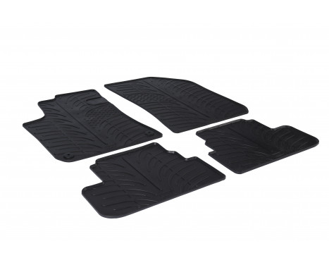 Rubber mats suitable for Peugeot 308 5 doors 2013- (4-piece)