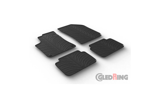 Rubber mats suitable for Peugeot 308 SW 2013- (4-piece), Image 2