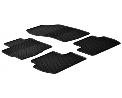 Rubber mats suitable for Peugeot 4007 2007- / Citroen C-Cros (4-piece)