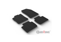 Rubber mats suitable for Peugeot 408 X 2022- (T profile 4-piece)