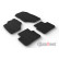 Rubber mats suitable for Peugeot 5008 III Hybrid 2024- (T profile 4-piece + mounting clips), Thumbnail 2