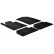 Rubber mats suitable for Peugeot 508 2011- (T-Design 4-piece + mounting clips)