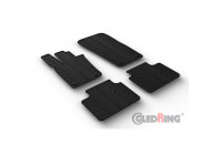 Rubber mats suitable for Porsche Panamera GTS (971) Liftback 2016- (4-piece)