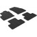 Rubber mats suitable for Range Rover Evoque 2011- (T-Design 4-piece + mounting clips)