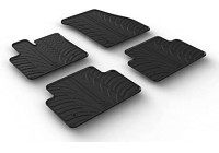 Rubber mats suitable for Range Rover Evoque 2019- (T-Design 4-piece)