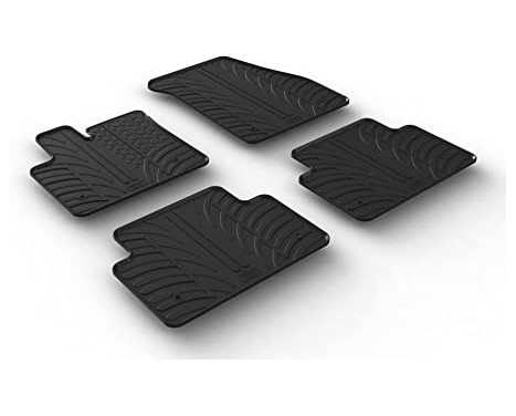 Rubber mats suitable for Range Rover Evoque 2019- (T-Design 4-piece)