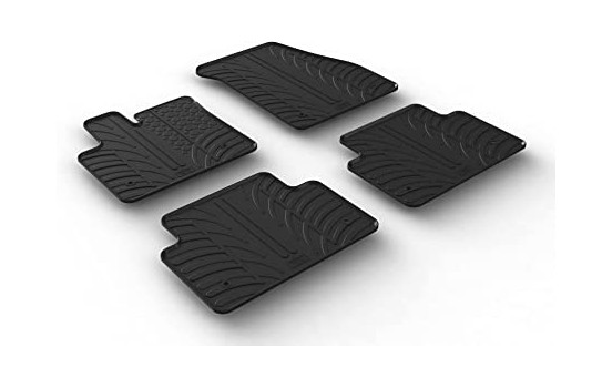 Rubber mats suitable for Range Rover Evoque 2019- (T-Design 4-piece)