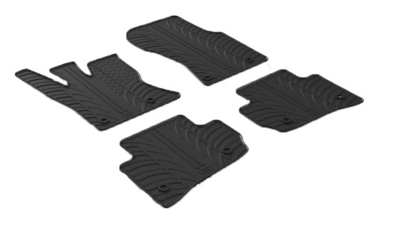 Rubber mats suitable for Range Rover Velar 12/2017- (T-Design 4-piece)