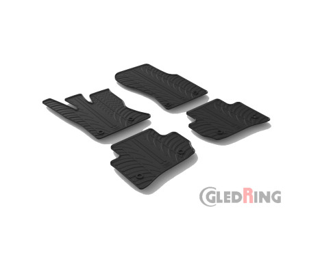 Rubber mats suitable for Range Rover Velar 12/2017- (T-Design 4-piece), Image 2