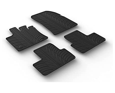 Rubber mats suitable for Renault Captur II 1/20
