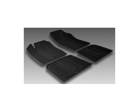 Rubber mats suitable for Renault Clio II 1998-2005 (T-Design 4-piece), Image 2