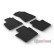 Rubber mats suitable for Renault Espace VI E-Tech Hybrid 2023- (T profile 4-piece + mounting clips)
