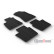 Rubber mats suitable for Renault Espace VI E-Tech Hybrid 2023- (T profile 4-piece + mounting clips), Thumbnail 2