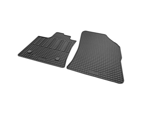 Rubber mats suitable for Renault Express Cargo 2021- (2-piece + mounting system), Image 2