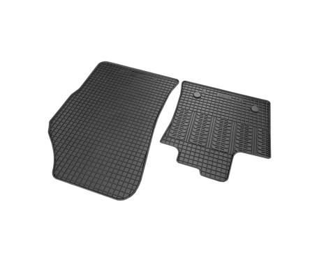 Rubber mats suitable for Renault Express Cargo 2021- (2-piece + mounting system), Image 3