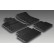 Rubber mats suitable for Renault Fluence 2011- (T-Design 4-piece + mounting clips), Thumbnail 2