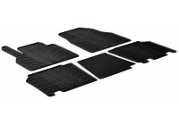 Rubber mats suitable for Renault Kangoo from 2008 (TK-Design 5-piece)