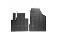 Rubber mats suitable for Renault Kangoo III Furgon 2021- (2-piece + mounting system)