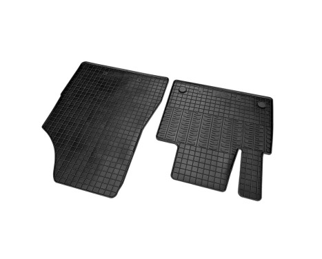 Rubber mats suitable for Renault Kangoo III Furgon 2021- (2-piece + mounting system), Image 2