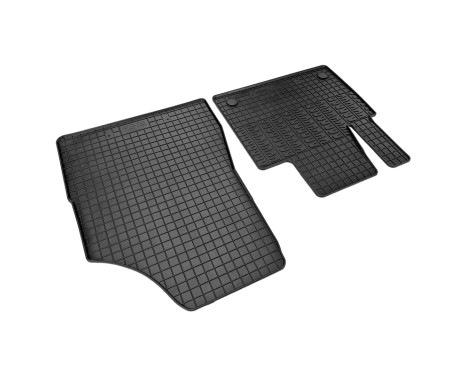 Rubber mats suitable for Renault Kangoo III Furgon 2021- (2-piece + mounting system), Image 3