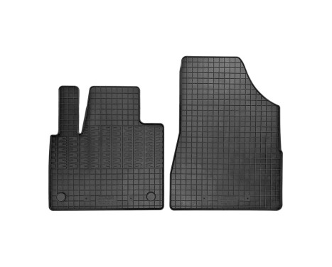 Rubber mats suitable for Renault Kangoo III Furgon 2021- (2-piece with mounting points)