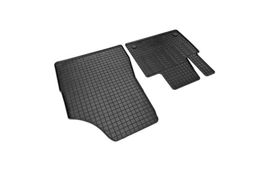 Rubber mats suitable for Renault Kangoo III Furgon 2021- (2-piece with mounting points), Image 3