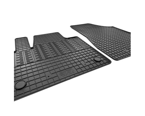 Rubber mats suitable for Renault Kangoo III Furgon 2021- (2-piece with mounting points), Image 4