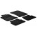 Rubber mats suitable for Renault Laguna III from 2007 (G-Design 4-piece)