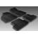 Rubber mats suitable for Renault Megane II from 2002 (T-Design 4-piece + mounting clips), Thumbnail 2